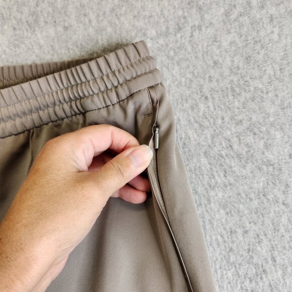 Athleta Pants Womens 12T Neutral Beige Endeavor Jogger Creased High Waisted - Picture 3 of 13